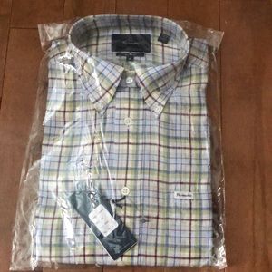 Mens Short sleeve cotton check